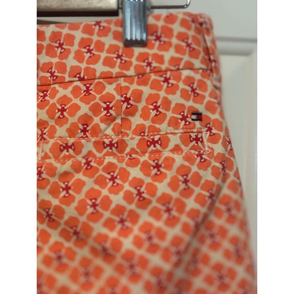 Tommy Hilfiger Womens Floral Print Cotton Shorts Size 8 Casual Summer Wear Beach - Picture 5 of 7